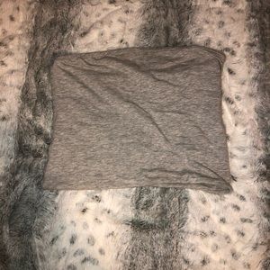 brandy melville tube top *grey*